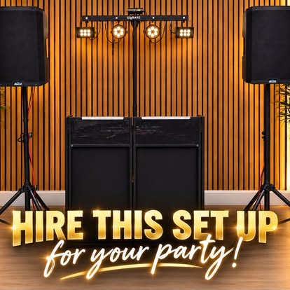 LA Events compact Party Package DJ setup for birthdays and private parties in Milton Keynes